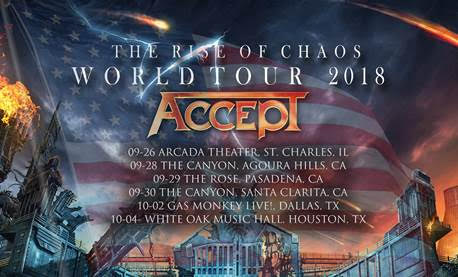 Accept Tour Poster